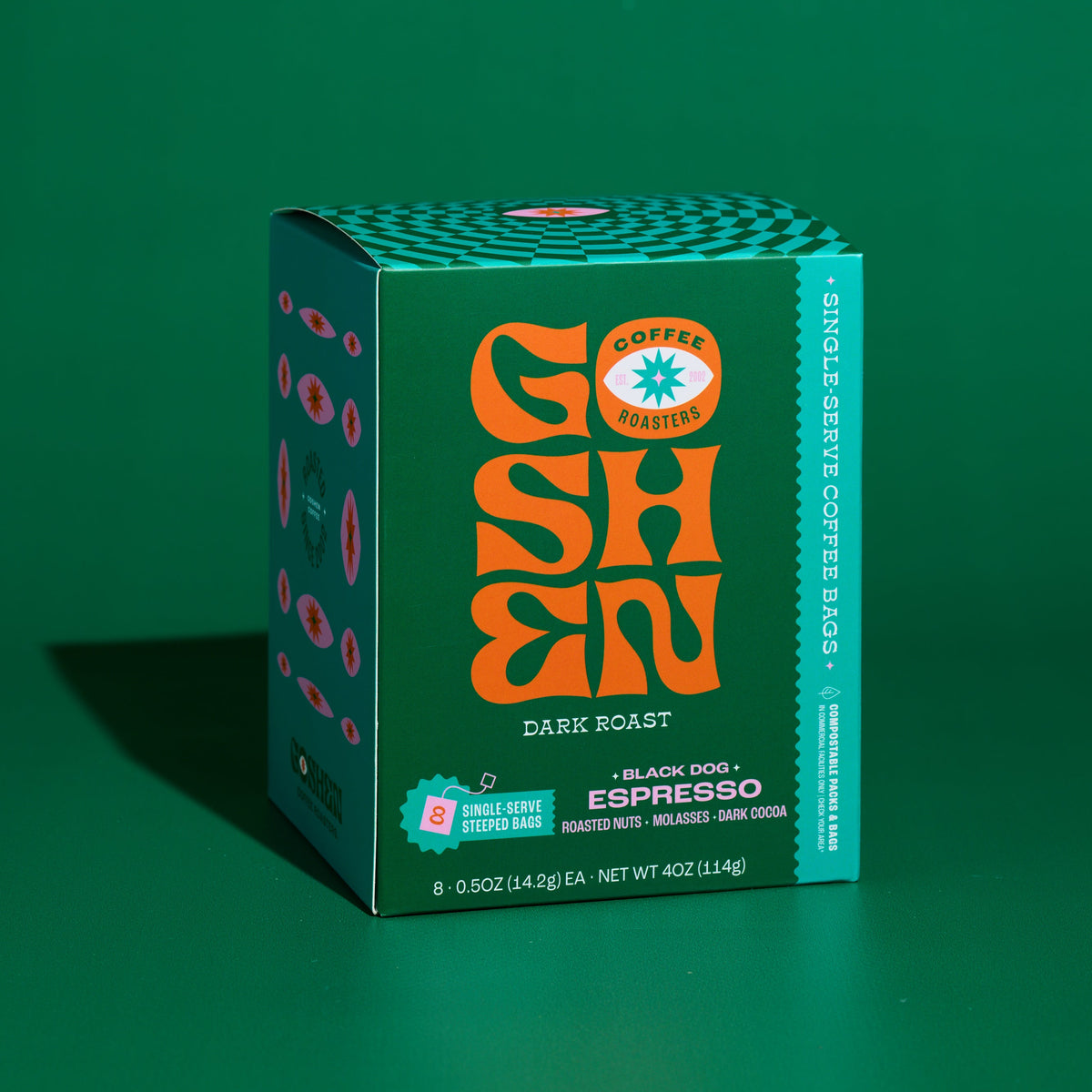 BLACK DOG ESPRESSO SINGLE SERVE COFFEE | Goshen Coffee