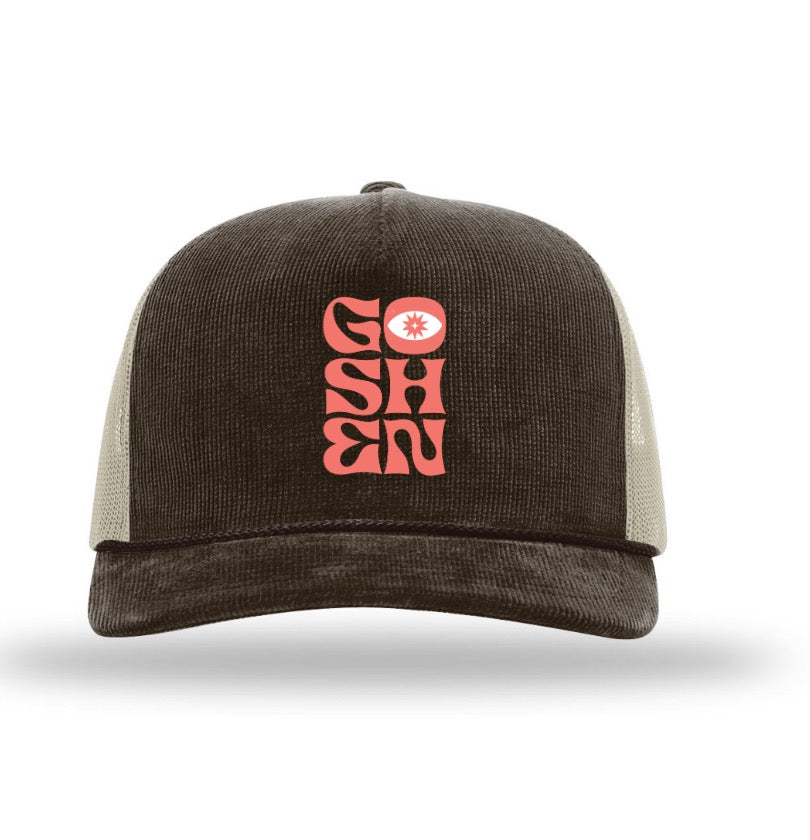 GOSHEN CORDUROY TRUCKER HAT